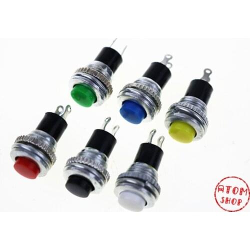 Momentary Switch DS-316 250V 1A 10mm Self-resetting OFF/ON Push Button switch