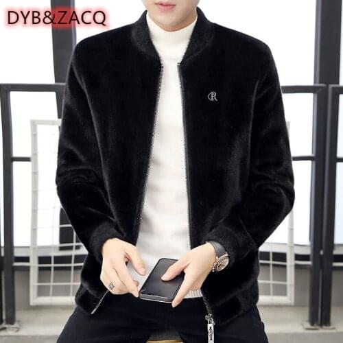Mens jacket popular logo spring and autumn new Korean handsome jacket baseball suit mens short casual all-match high-end top