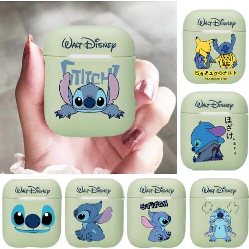 We Love Stitch Soft Silicone Cases For Apple Airpods 1/2 Protective Case Bluetooth Wireless Earphone Cover For Apple Air Pods