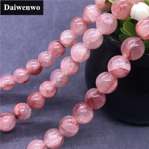 Natural Botswana Red Jade Bead Blood Glaze 4-12mm Round Loose Diy For Bracelet