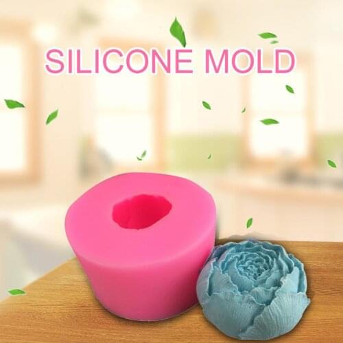 New Flower Bud Silicone Mould DIY Three-Dimensional Fondant Mold for Making Chocolate Jelly Pudding #AW