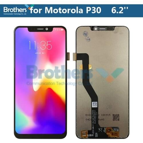 Original For Motorola P30 XT1943-1 LCD Display Touch Screen Digitizer for MotorolaP30 LCD Assembly LCD Screen Phone Parts 6.2