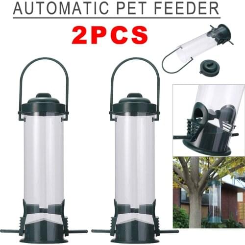 Hanging Wild Bird Seed Feeder bird Feeding Tool Garden Outdoor Window Decoration Bird Tableware Birds Feeder New