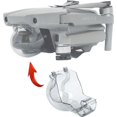 Dustproof Gimbal Protector Fixator Buckle Drone Camera Lens Cover Cap for DJI Mavic Air 2 Drone Accessories
