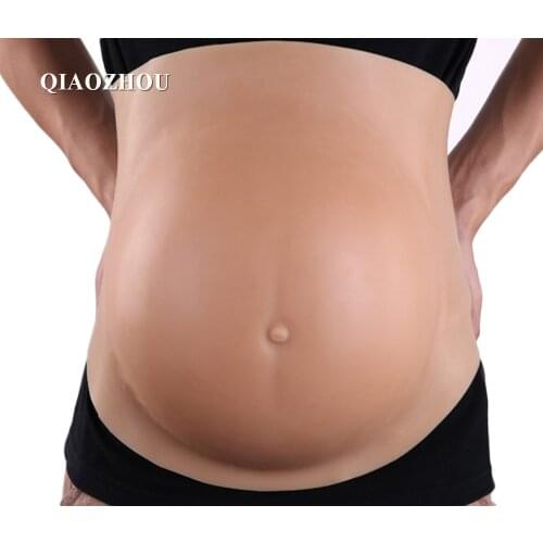 3000g 5~7 month silicone belly realistic false pregnancy fake baby bump high quality