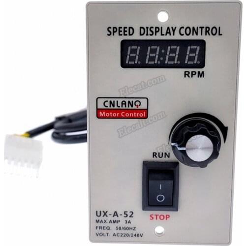 Speed Controller UX-A-52 400W AC 220V Motor Speed Pinpoint Regulator Controller Forward & Backward 50/60hz