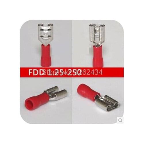 FDD1.25-250 parent pre insulated joint cold pressed terminal /4.8 plug spring