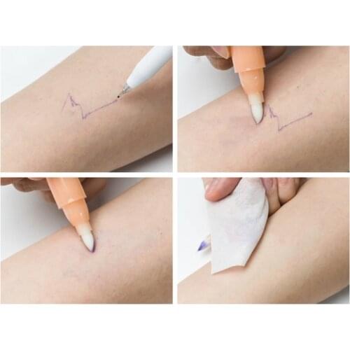 M4YA Tattoo Eyebrow Design Remove Skin Marker Pen Eraser Remover Brush Tattoo