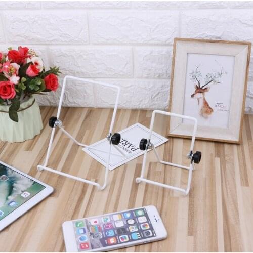 Universal Holder 360° Adjustable Foldable Metal Wire Stand Mount for ipad Tablet