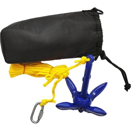 Universal Folding Anchor Kayak Canoe Boat Marine Anchor Paddle Board Boat Anchor Lightweight Small Watercraft Anchor Accessory