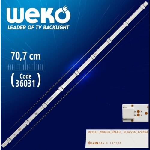 VESTEL _ 65DLED _ 94LED _ B _ REV00 _ 170403 9 LENSLİ 70.7 CM
