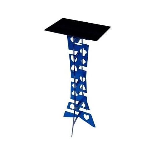 Aluminum Alloy Magic Folding Table(Blue color) For Professional Magician Magic Tricks stage Illusions Accessories Gimmick Props