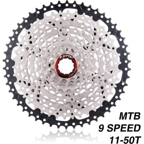 ZTTO MTB 9s Flywheel 50T 9v K7 Wide Ratios 9speed Compatible 9 Speed 11-50T Cassette Mountain Bike Sprockets M430 M4000 M590