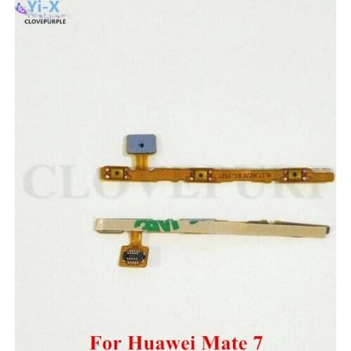 1PCS Power Switch On/Off Key + Volume Up/Down Button Flex Cable for Huawei Mate 7 Mate7 Repair Parts