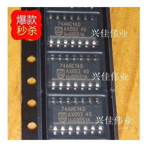 10PCS New original authentic 74AHC14 74AHC14D SN74AHC14D SOP14 logic chips