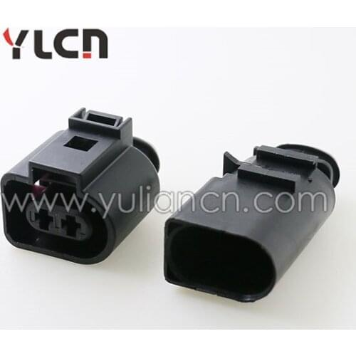 2 way 3.5mm VW male and female waterproof Horn plug with termina