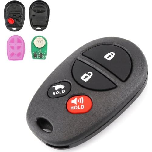 315MHZ 4 Buttons GQ43VT20T Car Keyless Entry Remote Key Fob Fit for Toyota Sienna/Avalon/Sequoia/Highlander 2004-2016