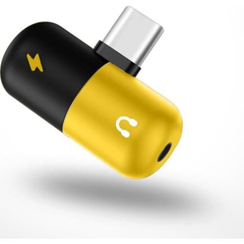 Type C To 3.5 mm Earphone Jack Adapter Charging Audio Cable Converter USB Type C Splitter Headphone Adapter For Xiaomi Mi 8