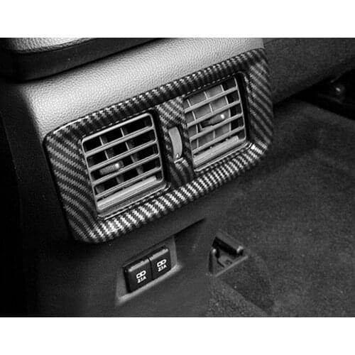 For Toyota Rav 4 Rav4 5 Gen 2019-2021 Central Console Armrest Box Rear AC Air Conditioner Outlet Vent Cover Trim