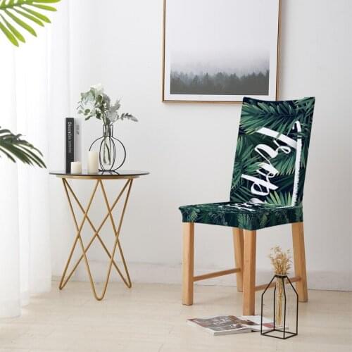 Home Decorative /hotel/diningroom Printed Eleastic Chair Cover Northern Europe Simple Style Chair cover