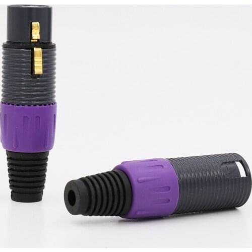 Hifi VX002G audio singture-3 XLR connector for audio XLR audio cable 4pieces