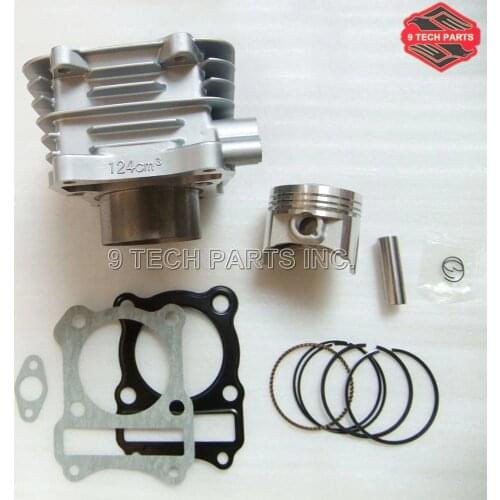 CYLINDER KIT WITH PISTON KIT 57mm Cylinder Barrel & Piston Kit for GN125 DR125 GZ125 TU125 GN GZ GS 125 EN125 157FMI Engine