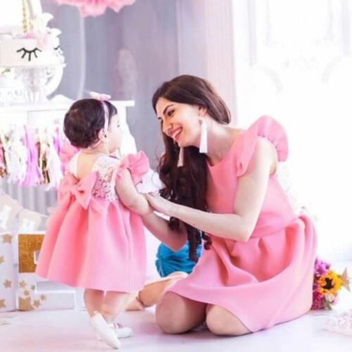 2021 New Arrival Baby Dress Girl Summer Clothes Infant Pink Lace Casual Dress Newborn Cute Mini Dress Vestidos De Verano