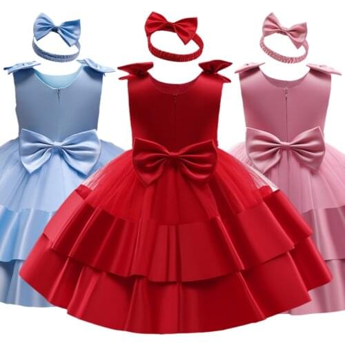 Newborn Baby Girls Dresses First Birthday Baptism Clothes Tulle Vintage Tutu Party Christening Gown Princess Costume 0-24 Month