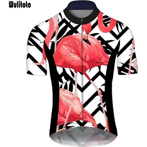 WULITOTO Bicycle Short Sleeve Mountain Bike Breathable MTB Jersey clothing sport cycling Jersey For Men