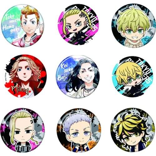 Japanese Style Anime Movie Tokyo Revengers Badge Brooch Enamel Pins Game Lapel Pin Animal Brooch Gifts for Fans Friend Wholesale