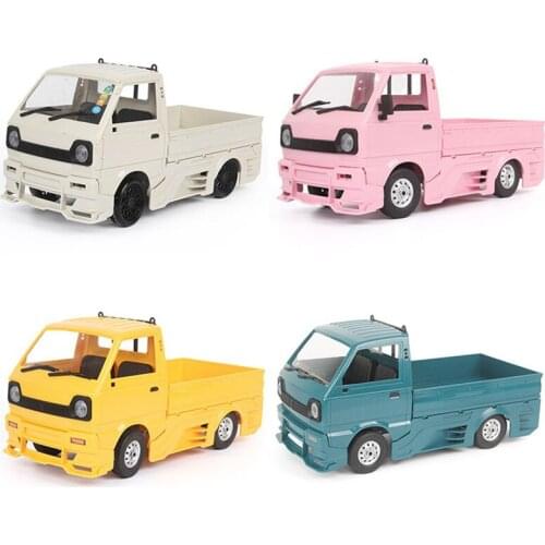 1:10 WPL D12 D12D RC Car 4WD Truck Climbing LED Light On-Road Electric Remote Cars Hobby Toy With Large Surrounded Upgrade Parts