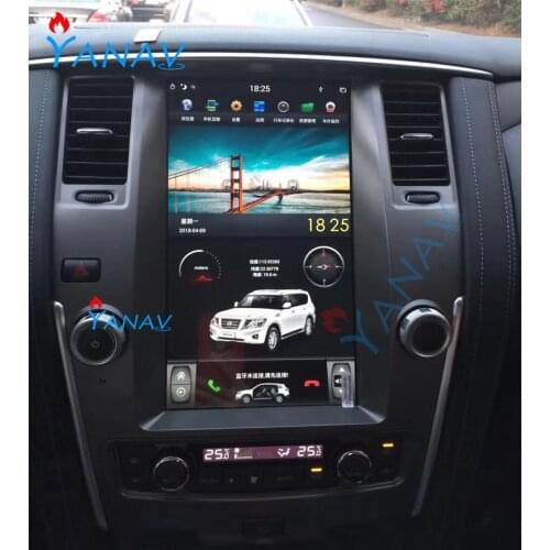 13.6 inch Android Car Radio GPS navigation For-NISSAN PATROL 2010-2018 Vertical Screen Car radio Stereo multimedia DVD player