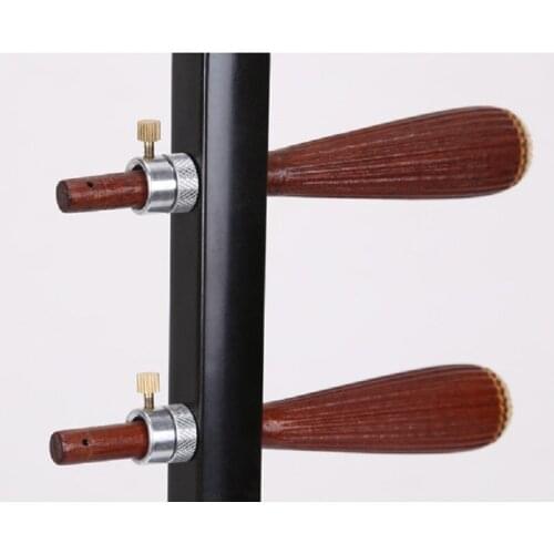 2PCS Erhu Shaft Lock Non-slip Metal Portative Utility Strap Lock for Musical Instruments