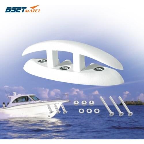 5inch Nylon Sailboats Flip Up Folding Pull Up Cleat Dock Deck Boat marine Kayak hardware Line Rope mooring Cleat accessories