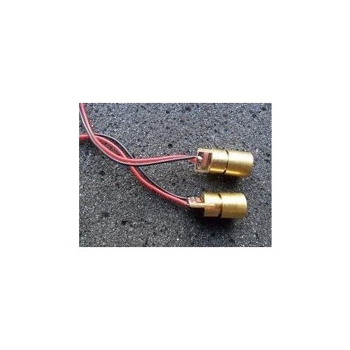 Free Shipping! 10pc 5V/3V laser head laser diode punctate copper semiconductor laser tube 6MM OD