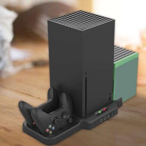 Game Controller Charging Dock Bracket For XBOX Series Adapter Multi-function Main Engine Cooling Base Games Accessories
