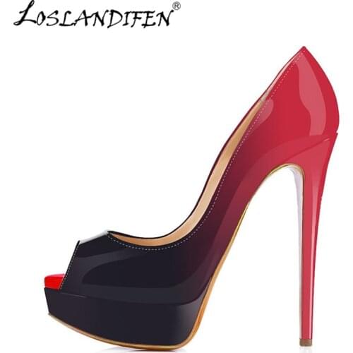 LOSLANDIFEN Women's Stiletto Heels