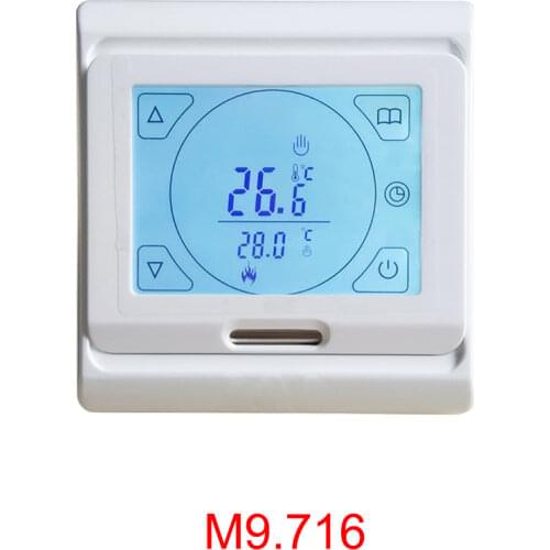 M9 Minco HEAT LCD Programmable Digital Room Floor Heating Thermostat Touch Screen Warming Floor Temperature Controller