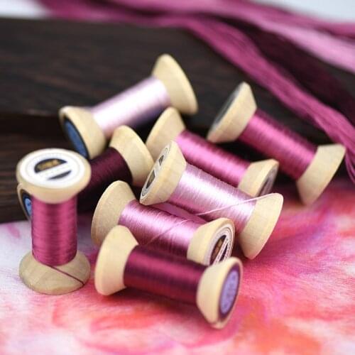 Poppy red embroidery thread/practical mini spool/suzhou embroidery thread /DIY common thread
