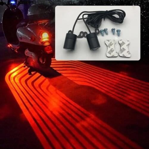 Motorcycle LED Lamps Welcome Door Courtesy Light With Projector Angels Wings Led Carpet Underglow For Car Motorcycle Light