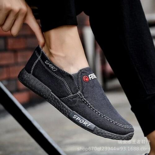 New Breathable Men Canvas Shoes Comfortable Denim Shoes Sports Casual Fashion Sneakers For Men Size 39-46