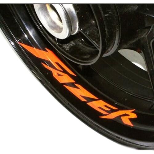 Motorcycle Wheel Sticker Decal Reflective Rim Bike Motorcycle Suitable for YAMAHA FAZER