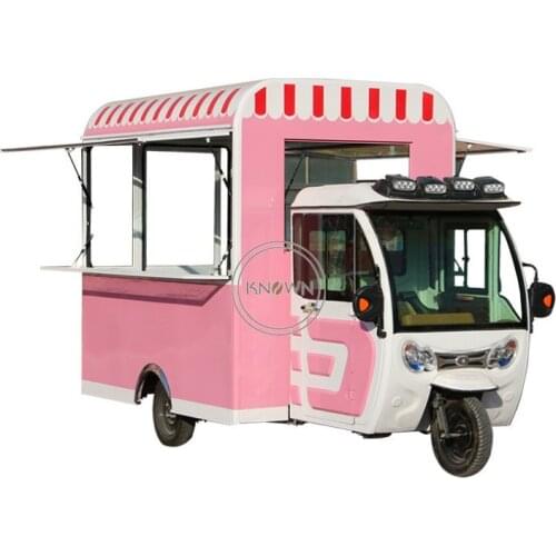 New arrive ! Hot sale customized 3.8m long food kiosk design electric food truck trailer ice cream food cart