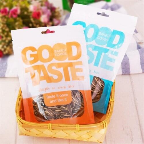 Quevinal 3000pcs/lot Food bag self sealed bag snowflake bovine sugar packing bag "good taste" dessert bag