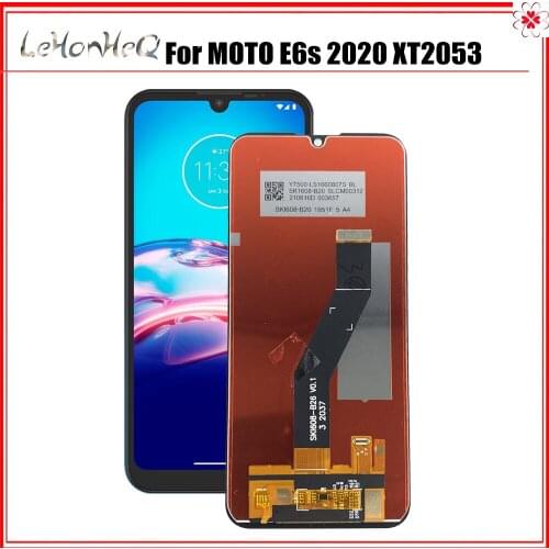 Tested Original LCD For Motorola MOTO E6s 2020 XT2053-1 XT2053-2 LCD Display Touch Screen Digitizer Assembly Replacement LCD