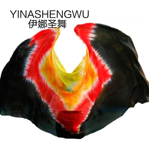 Belly Dance Veil Silk 100% Veils Shawl Scarf Belly Dance Practice Performance Silk Veils