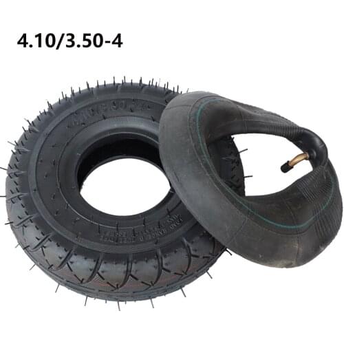 10 Inch 4.10 3.50-4 Tyre 4.10-4 Outer Tires Inner Tube Fit Electric Tricycle Trolley Electric Scooter Warehouse Car