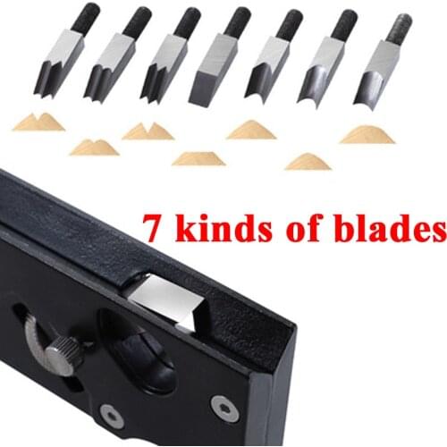 Woodworking Chamfering Planer Adjustable Depth Hand Planer 45 Degree Bevel Planer Multi-angle Chamfering Function