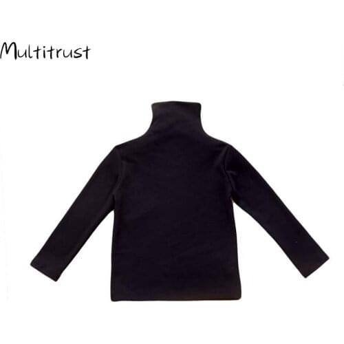 Baby Boys Girls Turtleneck Sweaters Kids Sweaters Autumn Clothes Kids Winter Knitted Bottoming Boys Sweaters Vetement Enfant