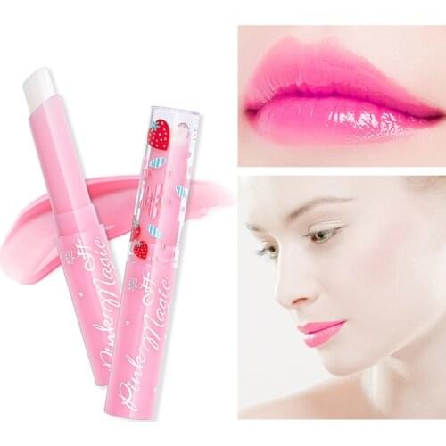 Strawberry Lipstick Long Lasting Smoothing Moisturizing Lip Balm Women Waterproof Lip Care Makeup New 2020 dropshipping TSLM1
